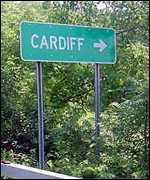 Cardiff - but 4,000 miles from Wales.