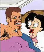 George Michael and Cherie Blair in the video