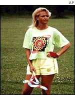 Betsylew Ross Miale-Gix with boomerang