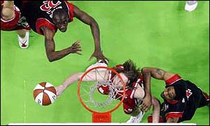 John McCord lays up in the BBL final in April