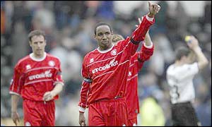 Paul Ince in action for Middlesbrough
