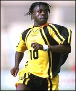 Denis Lota of Orlando Pirates and Zambia