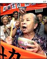 Protester in Hong Kong