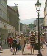 Merthyr town centre