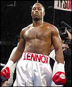 Britain's heavyweight boxing champion Lennox Lewis