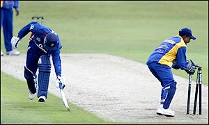 Graham Thorpe hit 15 off of just 13 balls