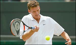 Dutchman Sjeng Schalken produced too many unforced errors against Hewitt