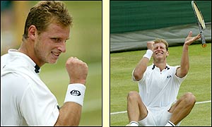 Nalbandian becomes the first Wimbledon debutant to reach the semi-finals since John McEnroe