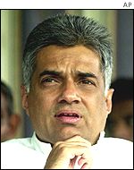 Sri Lankan Prime Minister Ranil Wickremesinghe
