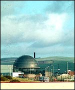 general view of Sellafield plant, Cumbria