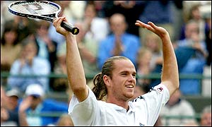 Malisse has denied Richard Krajicek a fairytale return to the Wimbledon final