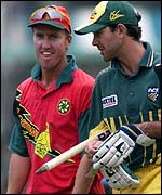 Goodwin and Australia's Ricky Ponting