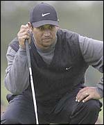 New Zealand's Michael Campbell is still setting the pace at the European Open