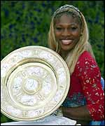 Serena was delighted with her new dinner plate