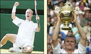 Hewiit lifts the Wimbledon trophy