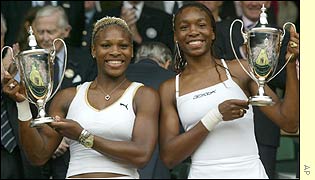 The sisters look set to dominate the women's game for the foreseeable future