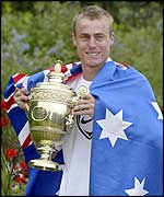 Wimbledon champion Lleyton Hewitt reveals his Aussie roots
