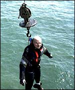 Access to the platform from the sea