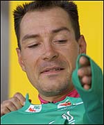 Germany's Erik Zabel went into second overall