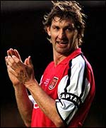 Arsenal captain Tony Adams has announced his retirement
