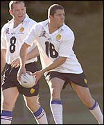 Great Britain's Terry Newton in training
