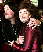 Ozzy Osbourne with his wife Sharon
