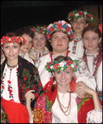 Ukrainian folk singer competitors