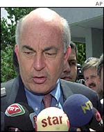 Turkish Finance Minister Kemal Dervis 