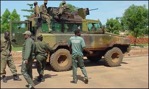 Ugandan forces in southern Sudan 