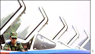 Chinese mechanic with the Peoples Liberation Army's 24th Air Division 