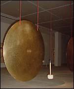 Jaume Plensa's gongs installation