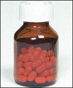 Bottle of tablets