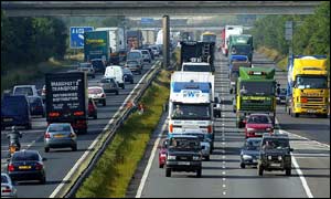 M11 in Cambridgeshire