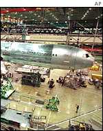 Boeing aircraft factory