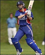 Edward's 31 not out saw us home against India