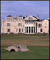View of the clubhouse at the Old Course, St Andrews