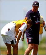 Joe Cole together with Steve McClaren