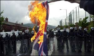 Violence in west Belfast