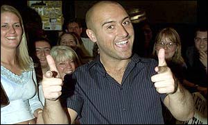 PJ leaves the Big Brother house