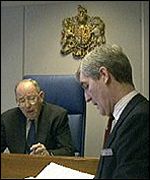 Scene from magistrates court