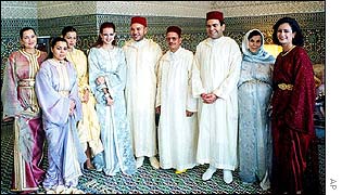 King Mohammed's wedding celebration 