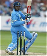 Ganguly's innings comes to an end