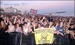 Fatboy Slim crowd