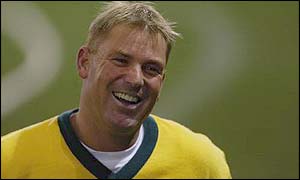 Shane Warne is visibly thinner these days