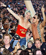 Fatboy Slim's beach party