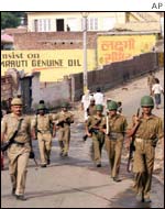 Troops in Qasim Nagar, near Jammu