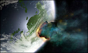 Asteroid heading for Earth