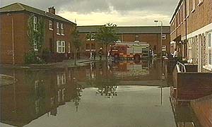 Flooding in lower Ormeau on Friday