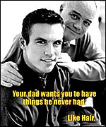 Rogaine advertisement