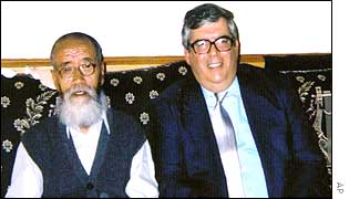 Tanag Jigme Sangpo (left) with US activist John Kamm